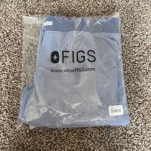 NWT FIGS Zamora jogger. Vapor blue space dye. MP